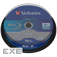 St VERBATIM BD-R SL 25 Gb 6x Cake 10 pcs 43742