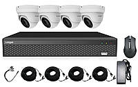 Комплект видеонаблюдения 4 камеры Longse XVRDA2104D4MD800 (100522)