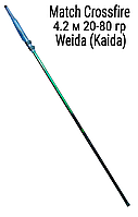 Матчеве удирвище 4.2 м тест 20-80 гру Match Crossfire Weida (Kaida)