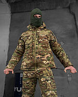 Чоловіча тактична куртка на зиму мультикам, Тепла військова куртка multicam армійський одяг для ЗСУ