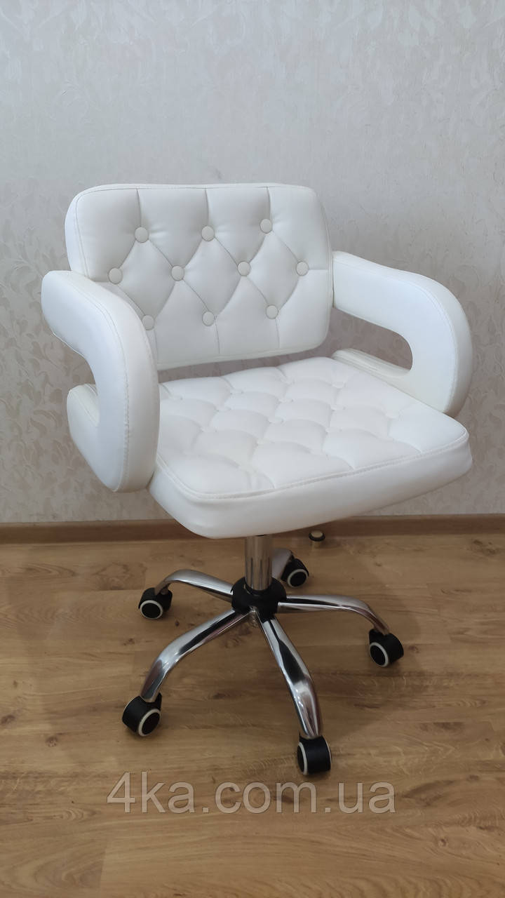 Крісло на колесах НС8403К, біле, фото 1