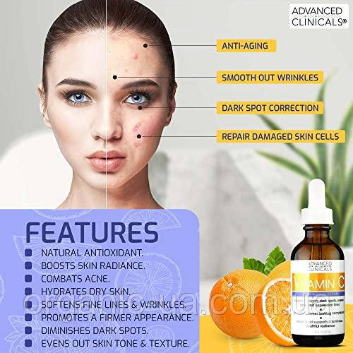 Advanced Clinicals, антивозрастная сыворотка с витамином C, (ID ...