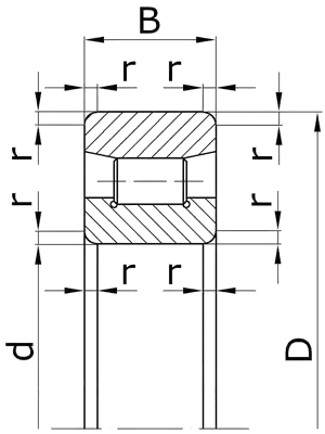 Підшипник 2614 (N2314) BEL розміри 70*150*51, фото 2