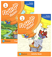 Fly High 1 UKRAINE edition, Pupil's book + Activity Book + Audio Підручник + Зошит англійської мови