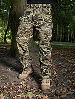Зимние тактические штаны Softshell. Армейские зимние штаны мультикам. Теплые военные штаны (Мультикам).