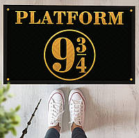 Коврик придверный с принтом на резиновой основе Platform 9 3/4 (Гарри Поттер), 75х45 см