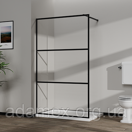 Скляна душова перегородка AVKO Glass S257 195х120 Clear