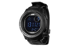 2E Tactical Тактичний годинник Delta X Black з компасом та крокоміром