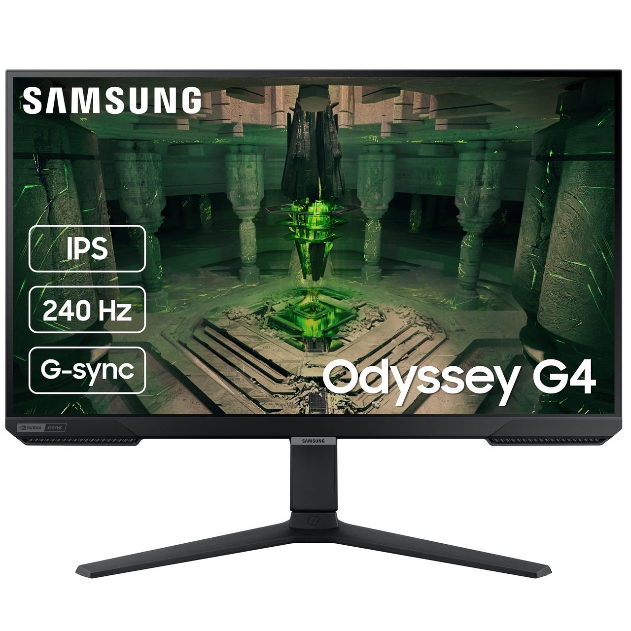 Samsung Монітор 27" Odyssey G4 S27BG400EI 2*HDMI, DP,, IPS, 240Hz, 1ms