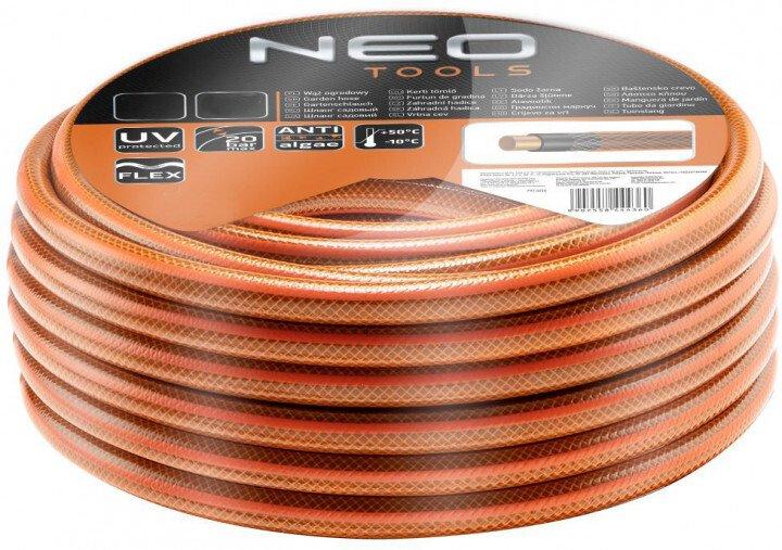 Neo Tools Шланг садовий Economic, 1/2", 30м, 4 шари, до 20бар, -10…+50°C