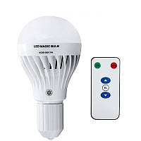 Лампа аварийного освещения с аккумулятором и пультом ДУ Nectronix EL-702 Е27 Теплый свет (100928)