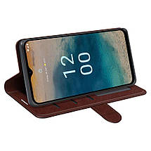 Чохол книжка Book case для Nokia G42 коричневий, фото 3