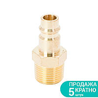 Штуцер с наружным резьбовым соединением MT 3/8" (латунь) SIGMA (7022521)