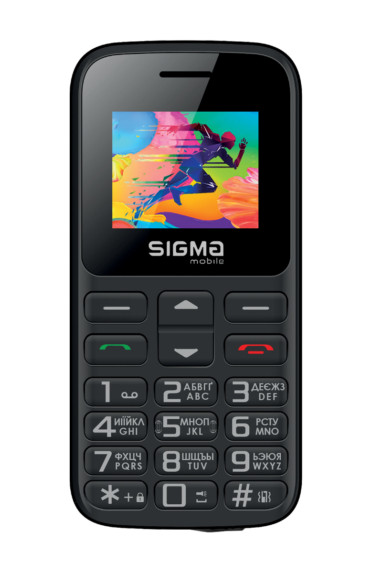 Телефон Sigma Mobile Comfort 50 HIT 2020 2 сім картки чорний