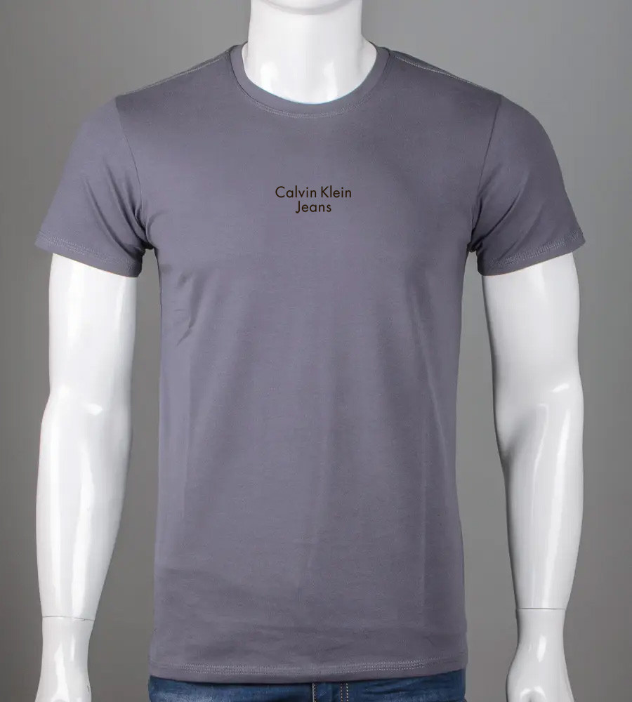 Футболка чоловіча Calvin Klein Jeans 2303м (Уп.4шт M-XXL), Сірий, фото 1