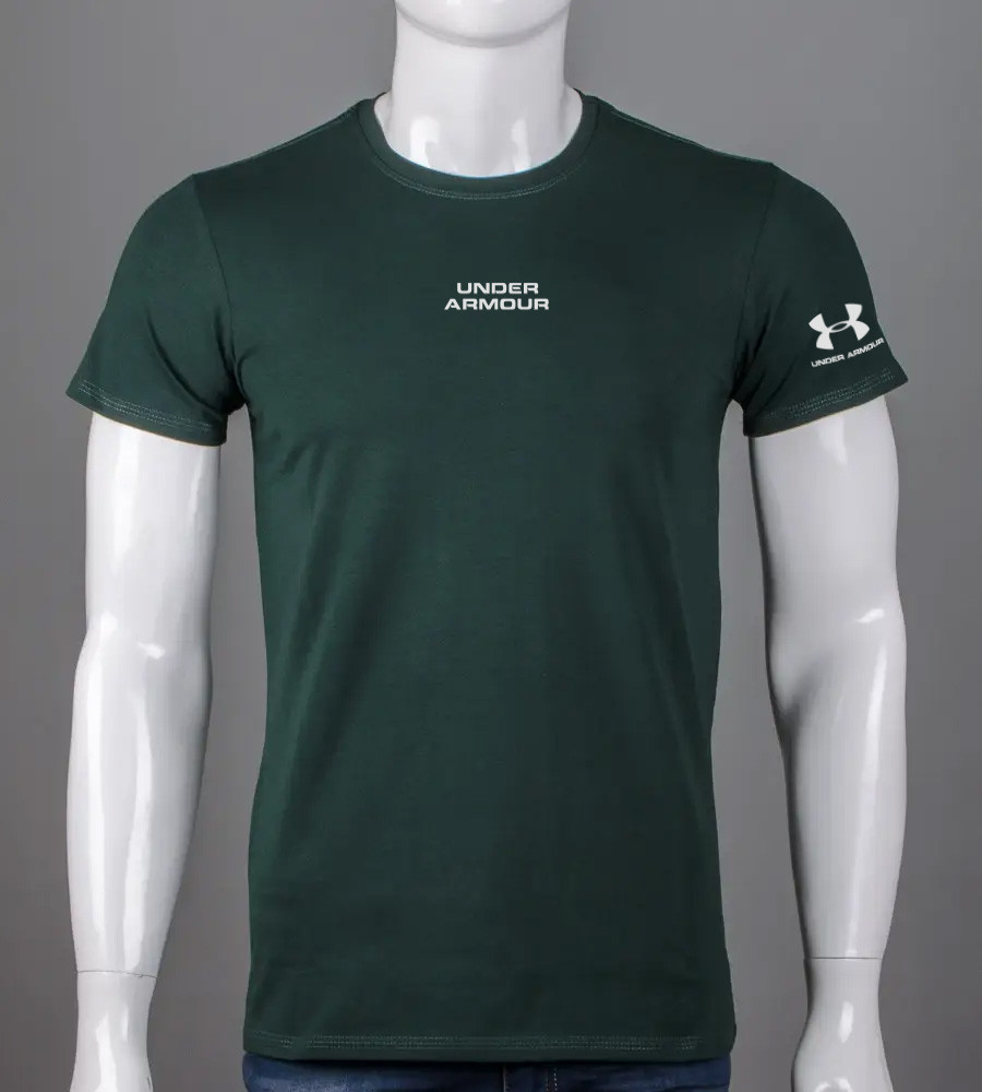 Футболка чоловіча Under Armour 2324м (Уп.4шт M-XXL), Темно-зелений, фото 1