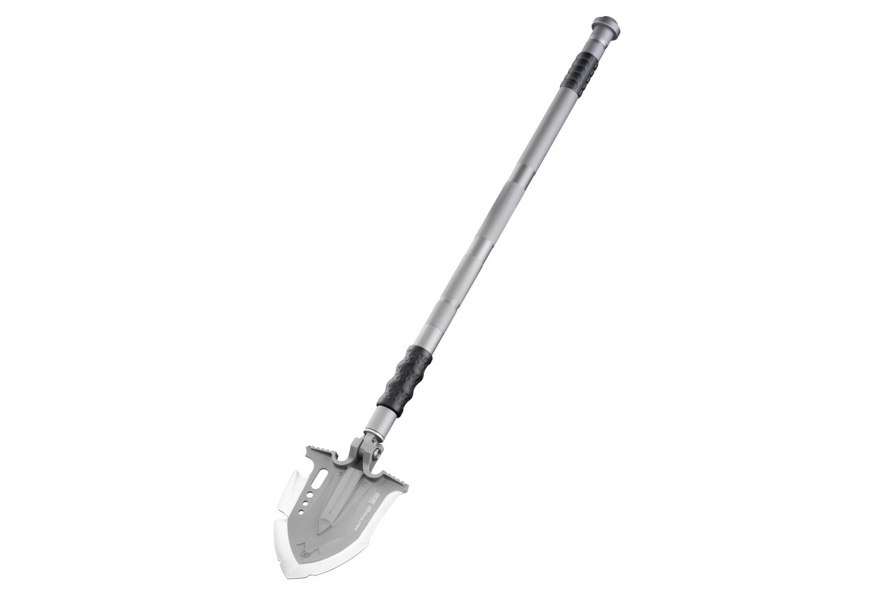 2E Tactical Лопата-мультитул тактична Mahura Steel Gray розбірна, 23в1, з сумкою у комплекті, 107 см макс.,