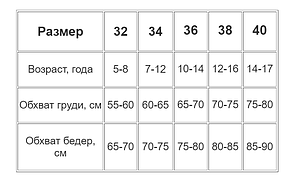 Дитячий підлітковий купальник Z.Five 75348 чорний-червоний 32 34 36 38 40 розмір, фото 5