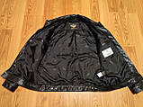 Куртка шкіряна Cockpit USA BLACK Leather Jean Jacket Z21X003, фото 3