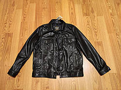 Куртка шкіряна Cockpit USA BLACK Leather Jean Jacket Z21X003