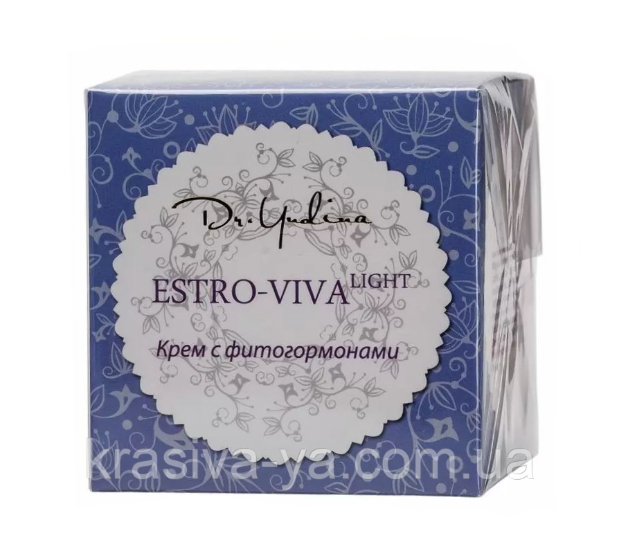 Крем зволожуючий із фітоестрогенами "Estro Viva" Light, 50 мл