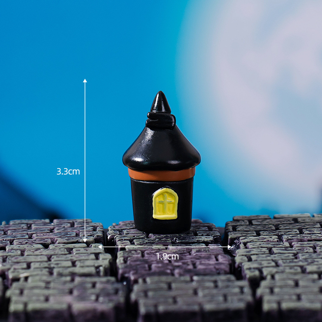 Мініатюра башта 3.3*1.9 см Чорна, фото 1