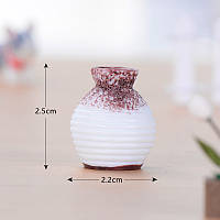 Миниатюра ваза в скандинавском стиле 2.2 см Бордо