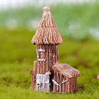 Мініатюра дерев'яний будиночок 2.8*4.6 Коричневий