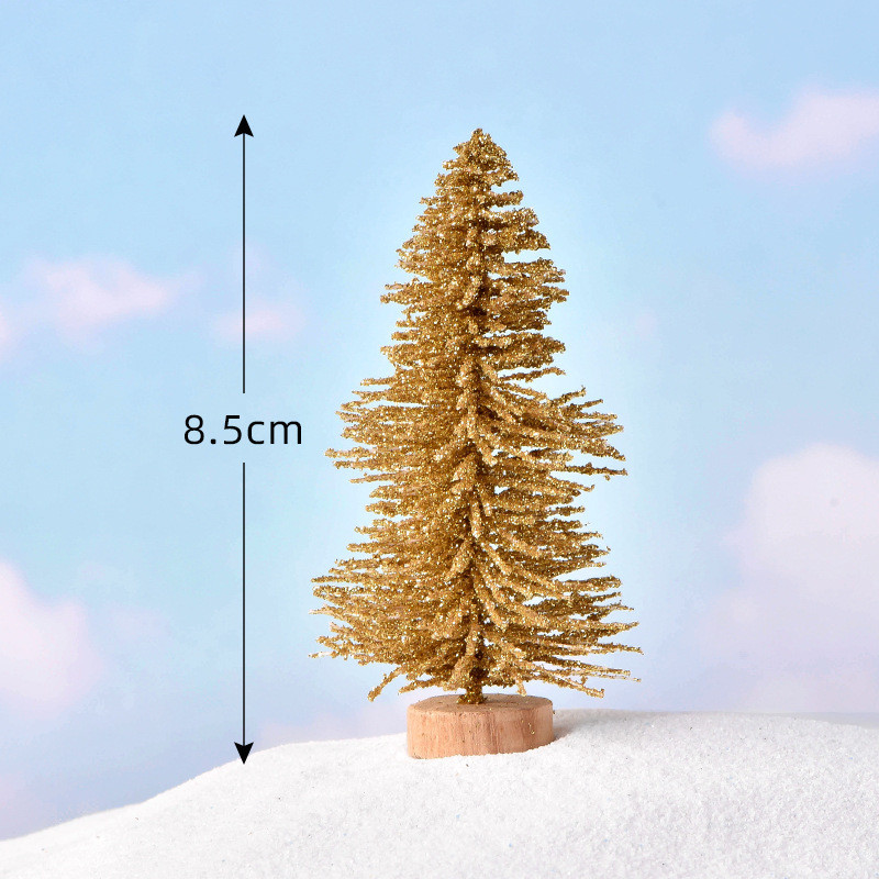 Мініатюра ялинка 8.5 см Золота, фото 1