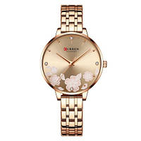 Стильные женские наручные часы Curren C9068L Gold