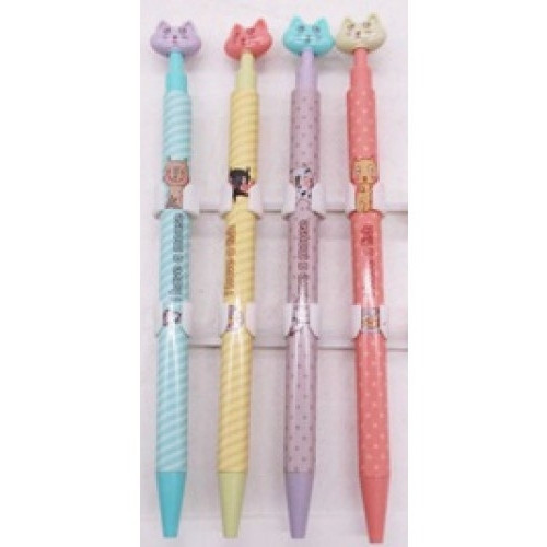Ручка дитяча куля. автом. No1307 Котик