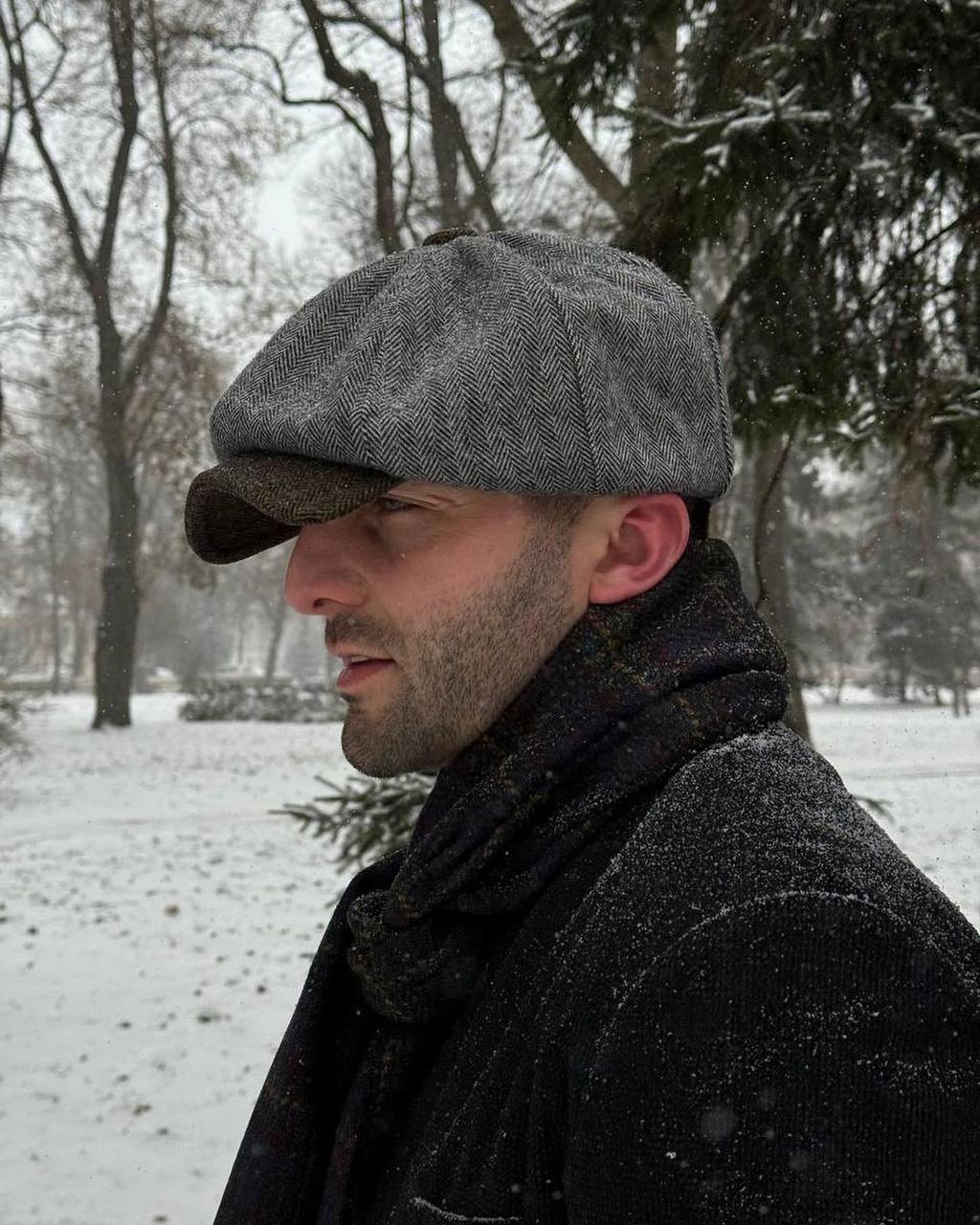 Мужская Кепка Восьмиклинка "Английская Шерсть", Мужская Хулиганка ...