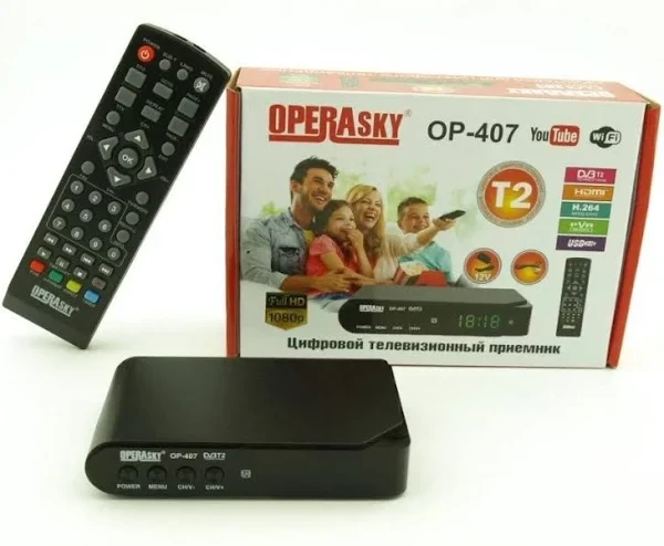 Тюнер Т2 USB, Wi-Fi, HDMI, You Tube. Operasky OP-507 / 407/307/207 - фото 1 - id-p2082153339