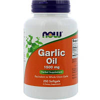 Олія часникова Now Foods Garlic Oil 1500 mg 250 softgels (1086-100-26-1494080-20)