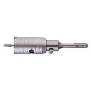 Комплект: Свердло корончастот для бетону 40 мм + Перехідник SDS Plus 100 мм INTERTOOL SD-7040, фото 4