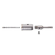 Комплект: Свердло корончастот для бетону 40 мм + Перехідник SDS Plus 100 мм INTERTOOL SD-7040, фото 5