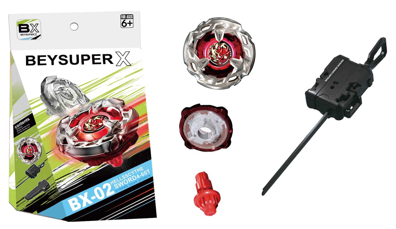 Бейблейд X Хел Сайт BX02 Beyblade X Xells Scythe BX-02 з пусковим пристроєм