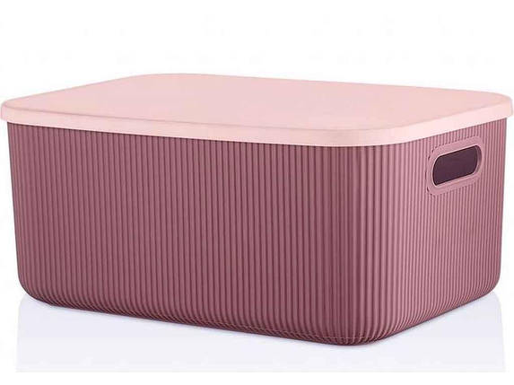 Кошик з кришкою SHELL 13,5л LV-341 в асортименті ТМ LOVA FG, фото 1