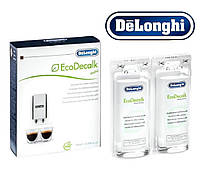Жидкость для очистки накипи кофемашин Delonghi EcoDecalk Mini 2x100 мл DLSC 200 (5513296021)