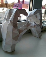 PaperKhan Набор для создания 3D фигур человек рука Паперкрафт Papercraft подарок сувернир игрушка конструктор