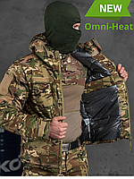 Куртка зимняя тактическая мультикам Call Dradon с подкладкой Omni-Heat, M, L, XL, XXL MultiCam