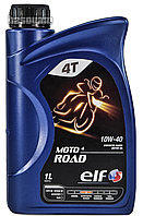 Моторное масло 4T 10W-40 полусинтетика Elf Moto Road (1л) ELF 213957