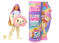 Кукла Барби Сюрприз в костюме Льва Barbie Cutie Reveal Doll Lion Plush Costume