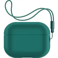 Чехол для наушников ArmorStandart Silicone Case with straps для Apple Airpods Pro 2 Dark Green (ARM68612)