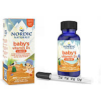 Nordic Naturals 11 мл, масляный витамин д3 для детей 400 ме Iherb