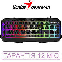 Клавиатура Genius Scorpion K11 Pro RGB, USB, Black (черная), проводная, мембранная, игровая, с подсветкой