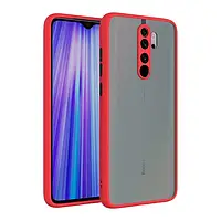 Чохол Matte Armor Xiaomi Redmi Note 8 Pro Red - Black