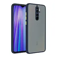 Чохол Matte Armor Xiaomi Redmi Note 8 Pro Blue-Yellow