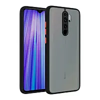 Чохол Matte Armor Xiaomi Redmi Note 8 Pro Black - Red