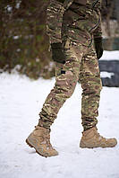 Тактические мужские военные штаны мультикам для ЗСУ, мужские удобные тактические штаны на холодную зиму